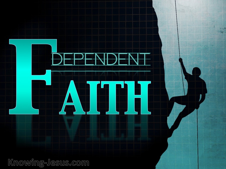 Dependent Faith (devotional)03-16 (black)